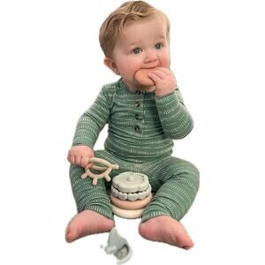 Moonkie Pastel Stacking Teething Rings